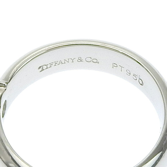 TIFFANY Silver Diamond Ring - Picture 2 of 5